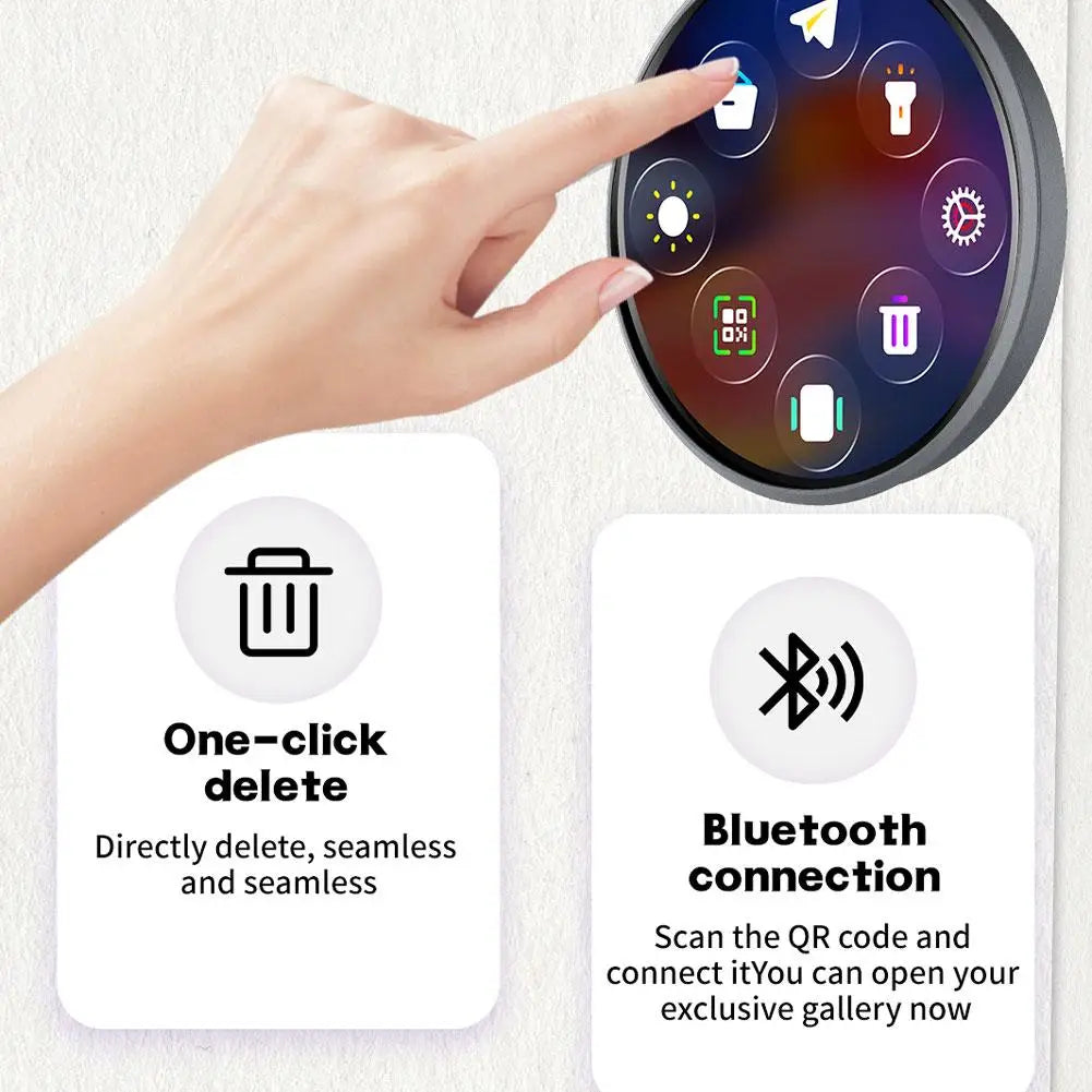 Dynamic Digital Display Badge – Anime LED Pin with Custom GIF Screen
