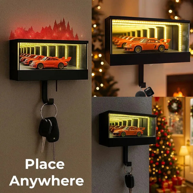LED Car Key Holder Wall Mount – Stylish Key Organizer for Home & Entryway