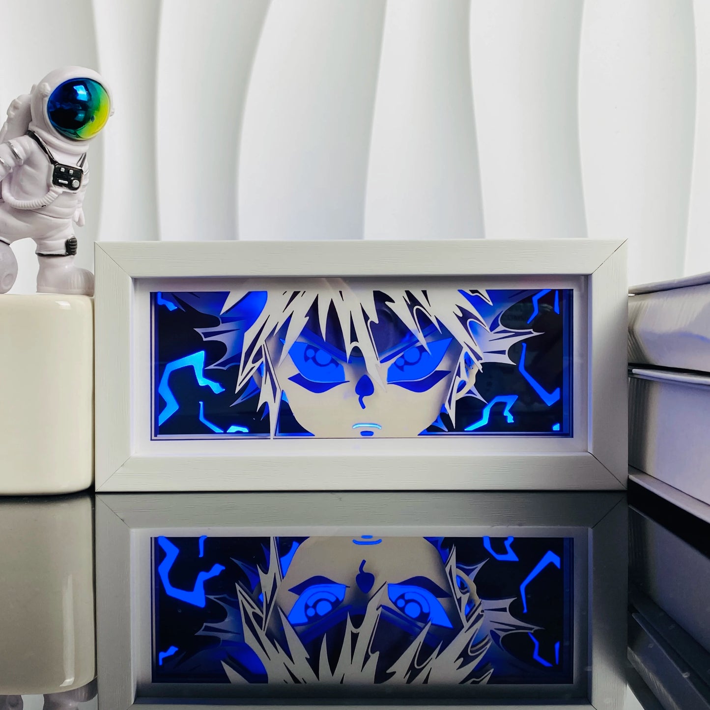 3D Anime LED Light Box – Paper Carving Shadow Lamp Night Light for Bedroom Decor & Gifts