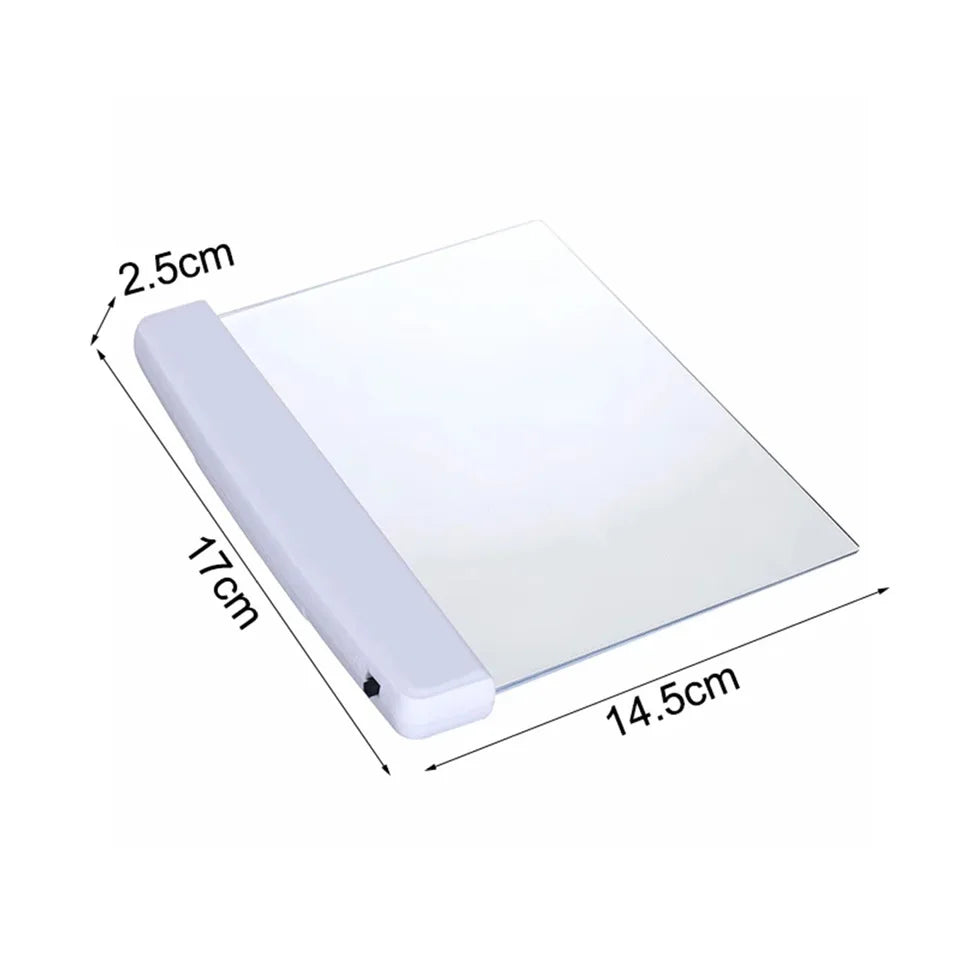 LED Flat Panel Book Light – Portable Eye-Caring Reading Lamp Bookmark