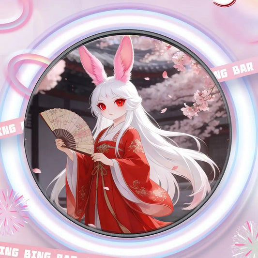 Dynamic Digital Display Badge – Anime LED Pin with Custom GIF Screen