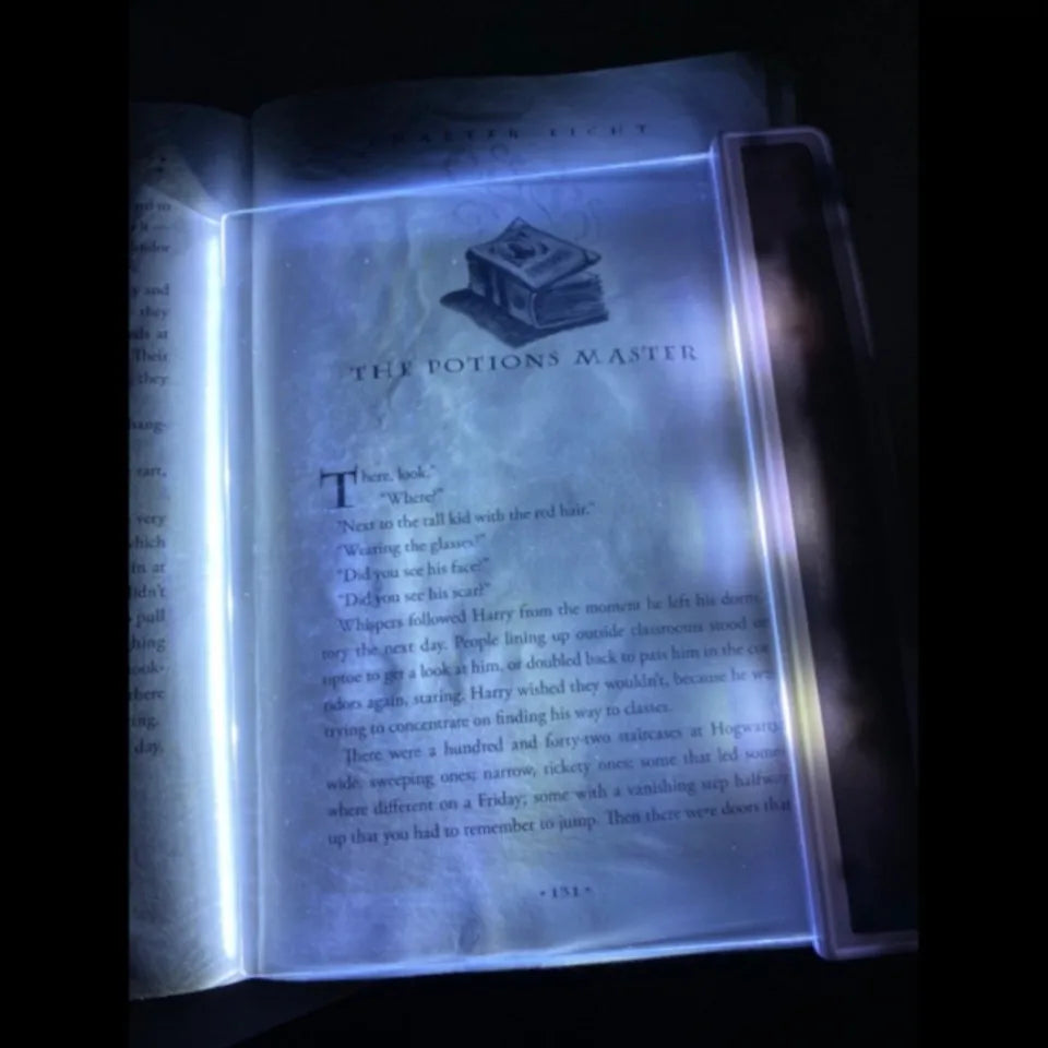 LED Flat Panel Book Light – Portable Eye-Caring Reading Lamp Bookmark