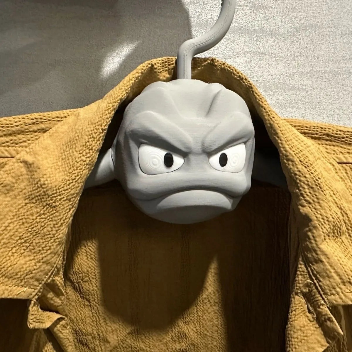 Pokemon Geodude 3D Hanger – Funny Anti-Slip Anime Clothes Hook