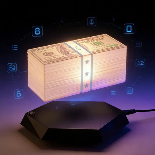 Levitating Money Lamp – GTA-Inspired Floating Cash Decor