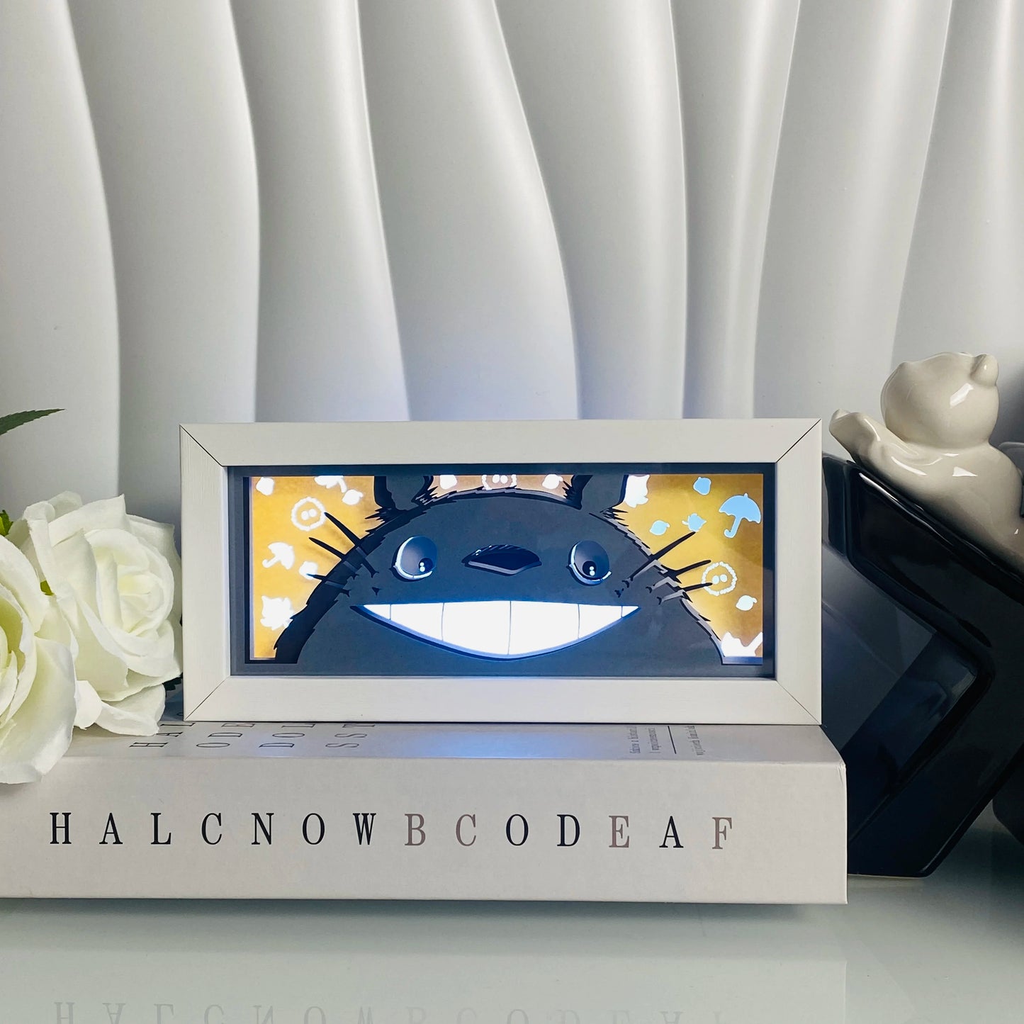 3D Anime LED Light Box – Paper Carving Shadow Lamp Night Light for Bedroom Decor & Gifts